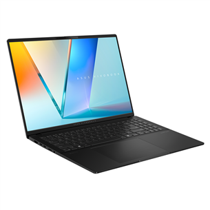 Asus Vivobook S 16 OLED, 16'', 3.2K, 120 Hz, OLED, Ryzen 7, 16 GB, 1 TB, melna - Portatīvais dators