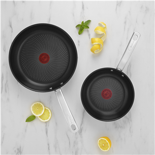 Tefal Intuition, 20/26 cm, 2 priekšmeti, nerūsējošā tērauda - Pannu komplekts