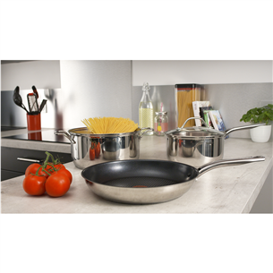 Tefal Intuition, 20/26 cm, 2 pc set, stainless steel - Frypan set