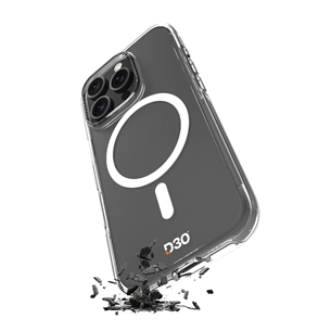 Puro Cover Impact Clear D3O® Bio for iPhone 16 Pro, transparent - Case PUIPC16P61IMPCLD3OTR