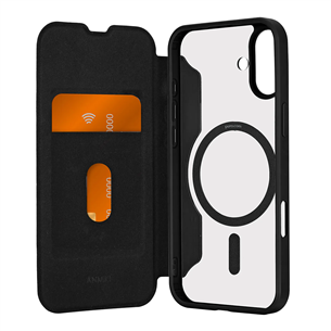 Puro BOOK MAG Booklet Case for iPhone 16 Plus, melna - Apvalks viedtālrunim PUIPC1667BKMAGBLK