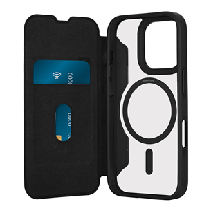 Puro BOOK MAG Booklet Case for iPhone 16 Pro, melna - Apvalks viedtālrunim PUIPC16P61BKMAGBLK