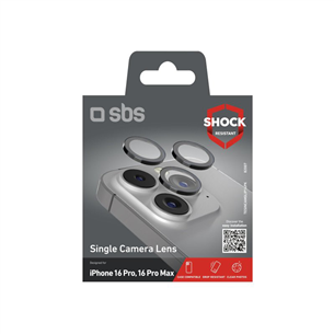 SBS Single protective lenses for camera, iPhone 16 Pro / 16 Pro Max - Camera lens protector