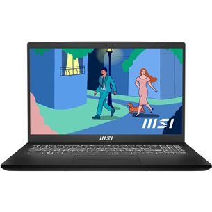 MSI Modern 15 B7M, 15,6'', Ryzen 7, 16 GB, 512 GB, W11P, black - Notebook MODERN15-B7M-253NL