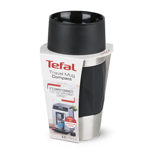 Tefal, 0.3 L, melna - Termokrūze