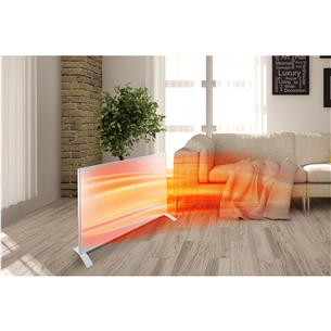 Gorenje, 1200 W, white - Infrared panel heater