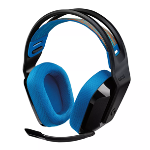 Logitech G535 LIGHTSPEED Wireless Gaming Headset, melna/zila - Bezvadu austiņas ar mikrofonu