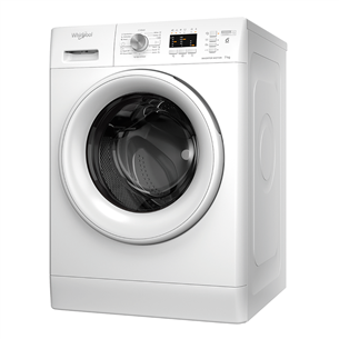 Whirlpool, 7 kg, depth 57,5 cm, 1200 rpm - Free standing washing machine