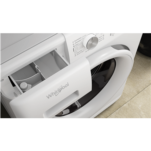 Whirlpool, 7 kg, depth 57,5 cm, 1200 rpm - Free standing washing machine