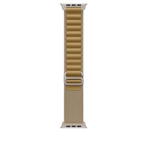 Apple Watch Alpine Loop, 49 mm, Large, natural titanium, tan - Watch band