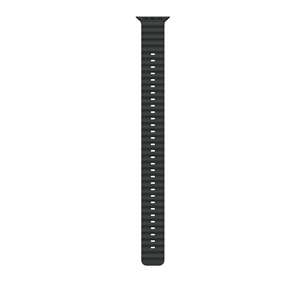 Apple Ocean Band Extension, 49 mm, natural titanium, black - Watch band extension