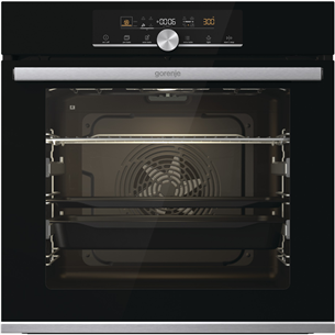 Gorenje, 77 L, catalytic cleaning, black - Built-in oven BOSX6747A01BG