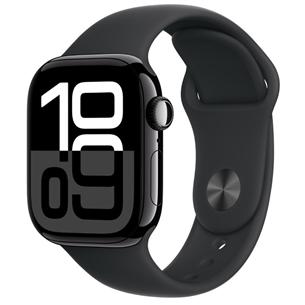 Apple Sport Band, 42 мм, S/M, черный - Ремешок для часов