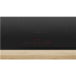 Bosch, Series 6, width 90 cm, frameless, black - Built-in induction hob