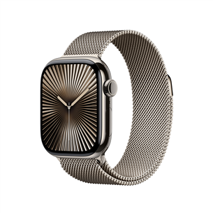 Apple Milanese Loop, 46mm, S/M, natural stainless steel - Replacement band