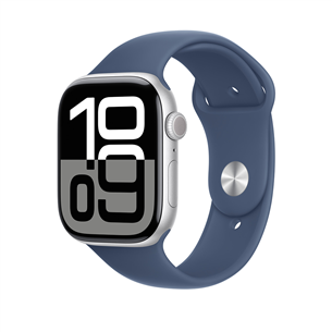 Apple Sport Band, 46 mm, S/M, zila - Siksniņa pulkstenim