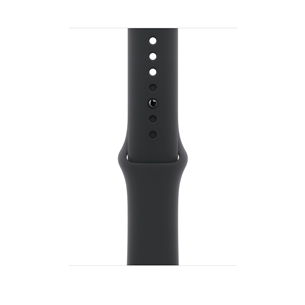 Apple Sport Band, 46 mm, M/L, melna - Siksniņa pulkstenim MXM43ZM/A