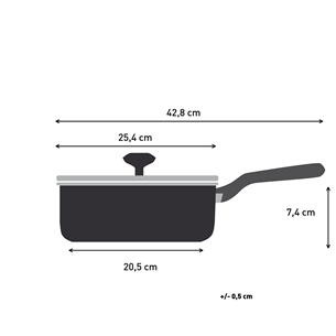 Tefal So'Light, 24 cm - Dziļā panna ar vāku