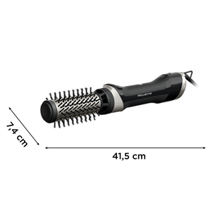 Rowenta Brush Activ, 1000 W, melna - Rotējošs matu veidotājs