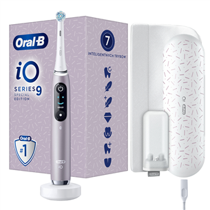 Braun Oral-B iO 9, ceļojumu futrālis, rozā - Elektriskā zobu birste IO9.ROSEQUARTZ