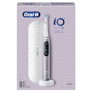 Braun Oral-B iO 9, розовый - Электрическая зубная щетка