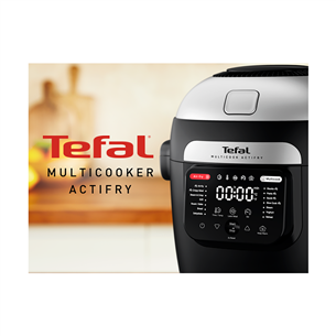 Tefal Actifry, 6 L, 1334 W, melna - Karstā gaisa friteris un multivārāmais katls