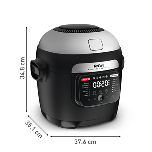 Tefal Actifry, 6 L, 1334 W, melna - Karstā gaisa friteris un multivārāmais katls