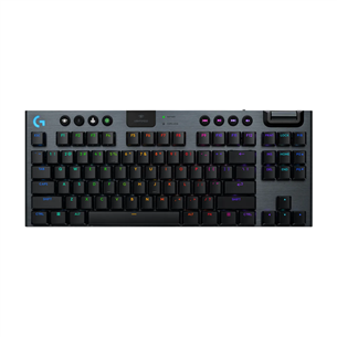 Logitech G915 X Lightspeed, TKL, tactile, US, melna - Bezvadu klaviatūra 920-012721