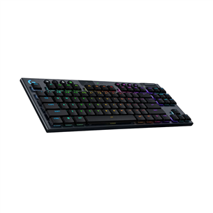 Logitech G915 X Lightspeed, TKL, tactile, US, melna - Bezvadu klaviatūra