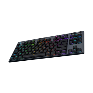 Logitech G915 X Lightspeed, TKL, tactile, US, melna - Bezvadu klaviatūra