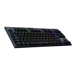 Logitech G915 X Lightspeed, TKL, tactile, SWE, melna - Bezvadu klaviatūra