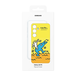 Samsung Flipsuit Case, Galaxy S24 FE, transparent/yellow - Case