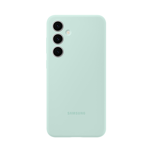 Samsung Silicone case, Galaxy S24 FE, gaiši zaļa - Apvalks viedtālrunim