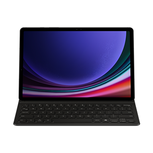 Samsung Book Cover Keyboard Slim, Galaxy Tab S9 / S9 FE, black - Keyboard cover EF-DX720UBEGWW