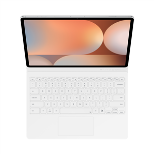 Samsung Book Cover Keyboard, Galaxy Tab S10 +, клавиша ИИ, белый - Чехол-клавиатура