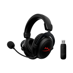 HyperX Cloud II Core, melna - Bezvadu austiņas ar mikrofonu