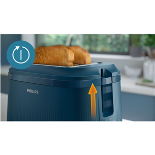 Philips 3000 Series, 900 W, blue - Toaster