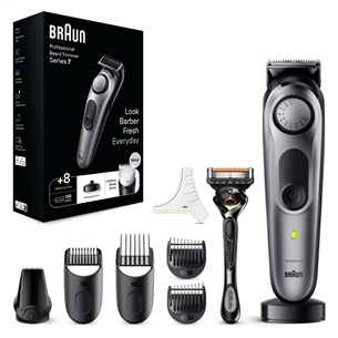 Braun Series 7, серый - Триммер для бороды