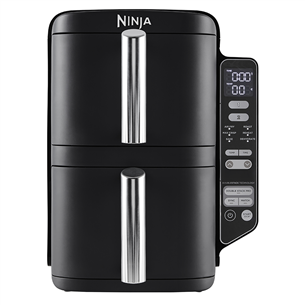 Ninja Double Stack, 7.6 L, 2470 W, melna - Karstā gaisa friteris SL300EU