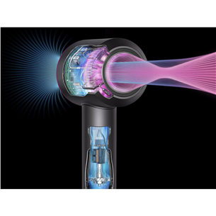 Dyson Supersonic™, 1600 W, melna/zelta - Matu fēns