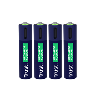 Trust USB-C rechargeable AAA batteries, 4-pack - Rechargeable batteries