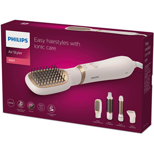 Philips 3000, rozā - Matu veidotājs