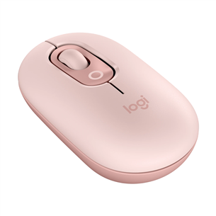 Logitech POP Mouse, rozā - Bezvadu datorpele