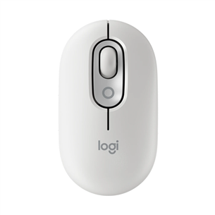 Logitech POP Mouse, balta - Bezvadu datorpele