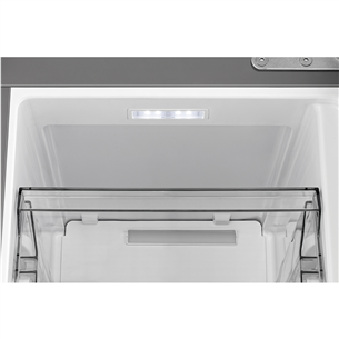 Hisense, Cross Door, No Frost, 483 L, height 179 cm, gray - SBS Refrigerator