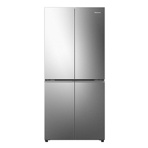 Hisense, Cross Door, No Frost, 483 L, height 179 cm, gray - SBS Refrigerator RQ5P470SAIE