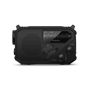 Philips TAR1609, melna - Portatīvais radio ar lukturīti TAR1609/00