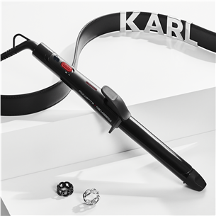 Rowenta x KARL LAGERFELD, 25 mm, black - Curling tong