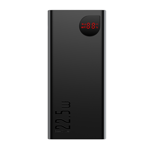 Baseus Adaman, 40000 mAh, 22,5 W, USB-C, USB-A, black - Powerbank