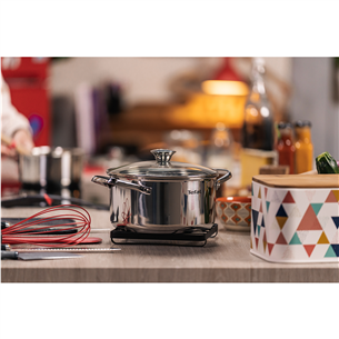 Tefal Cook Eat, 16/20/24 cm, 7 pc set - Saucepan + stewpots + lids